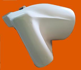 harley roadking custom headlight housing